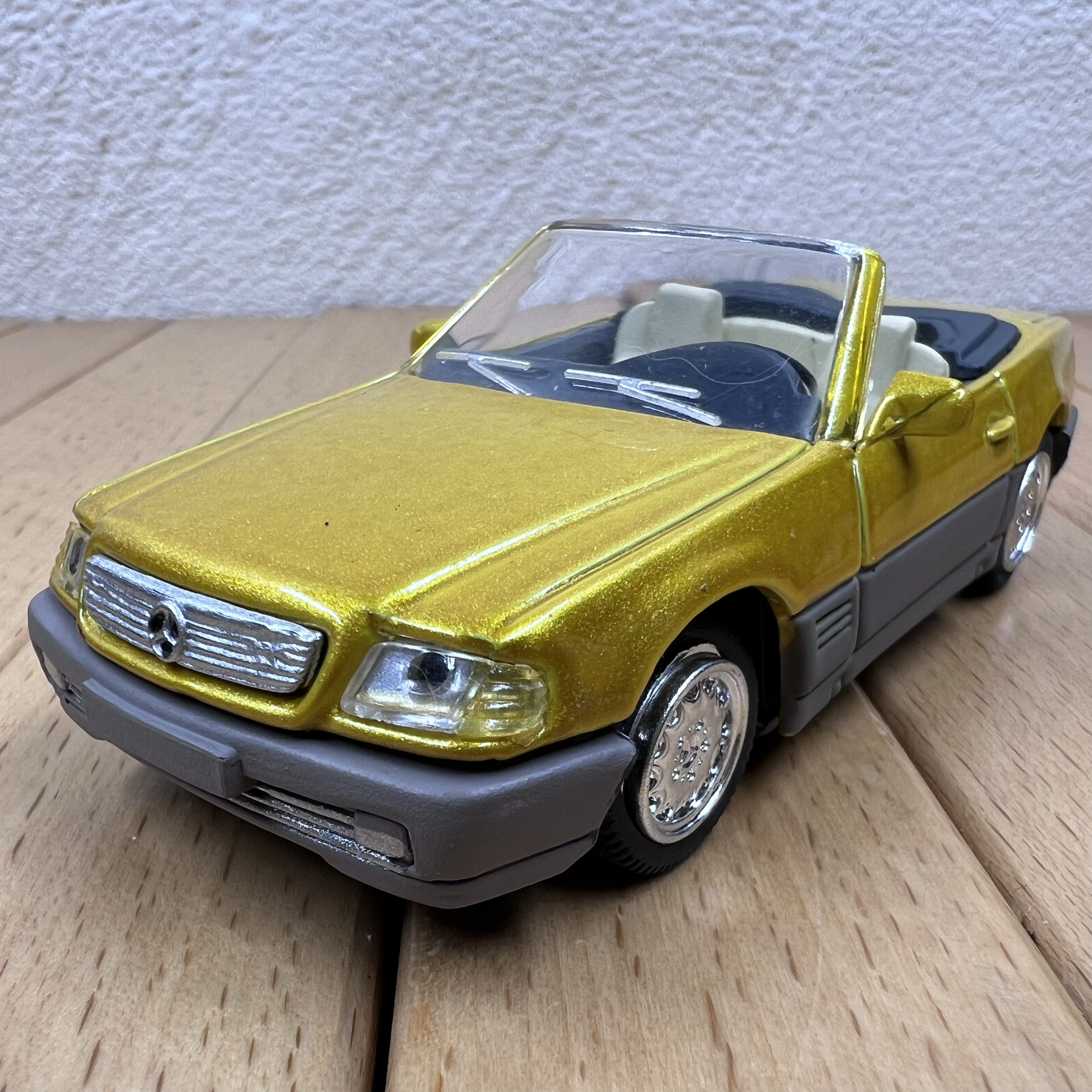 1:43奔驰1992款600SL跑车敞篷车合金模型汽车摆件
