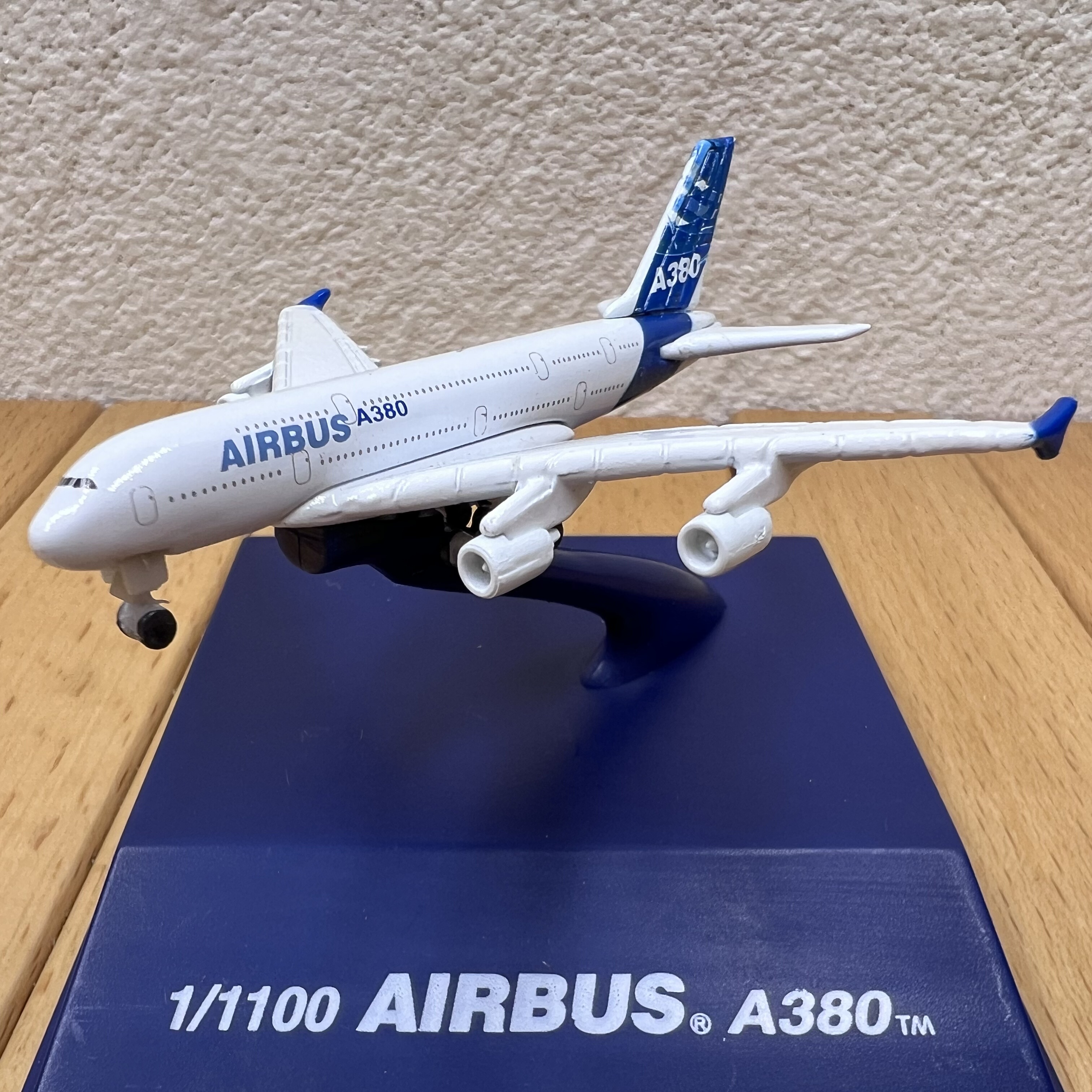 1:1100空客A380双层客机全合金飞机模型摆件 空中巴士模型摆设