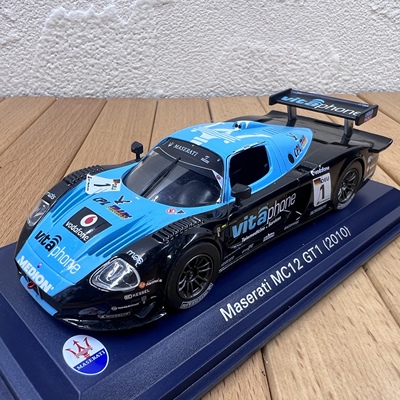 1:43玛莎拉蒂2010款MC12耐力赛车合金汽车模型摆件跑车场景摆设
