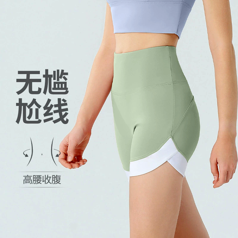 女款提臀蜜桃臀防走光瑜伽短裤