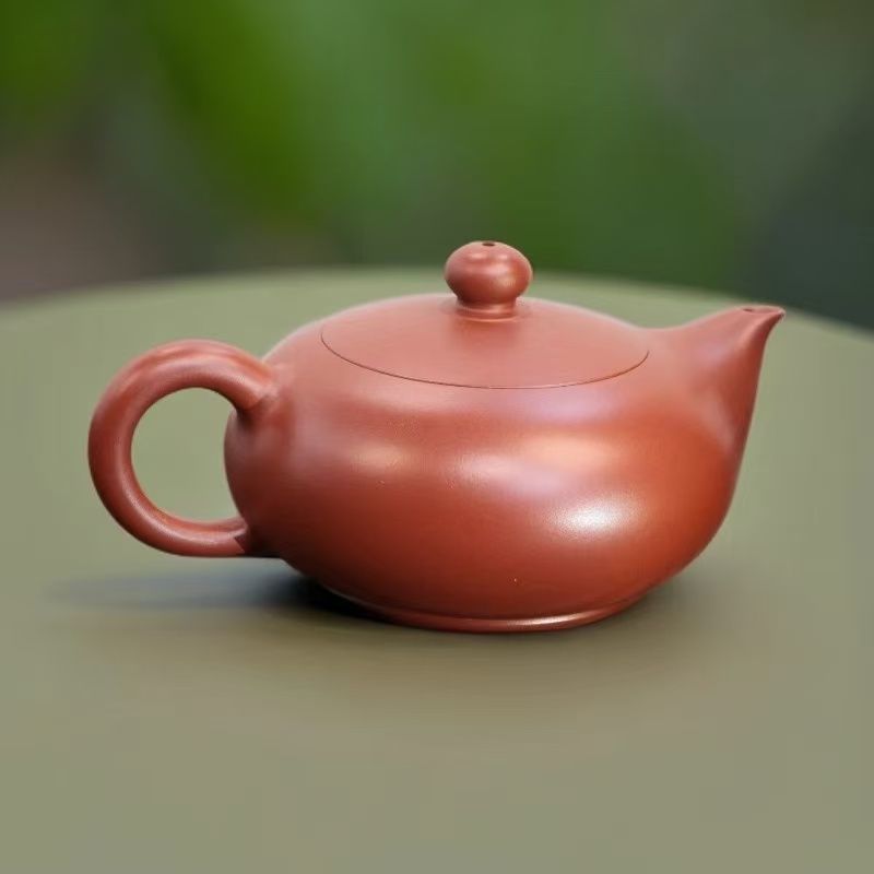 紫砂壶泡茶壶凤雏壶凤鸣壶手工茶壶200cc茶具朱泥大红袍