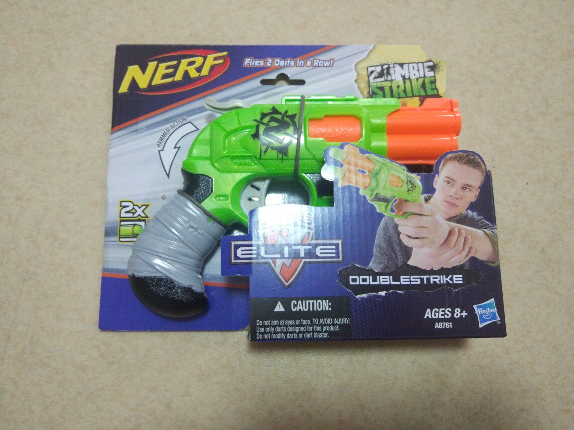 Hasbro Nerf Zombie Double Strike Zombie Artillery goods in stockin the Toy/Childs/Puzzle/Building block/Model , Outdoor sports/Leisure/Traditional toys , Darts/Shooting/Archery class  category - from Buy2taobao.com to provide professional Taobao agent buy service