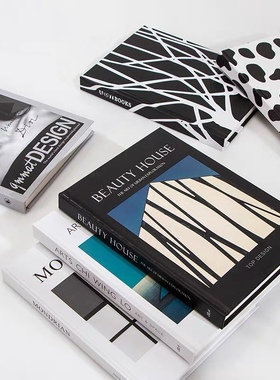 样板间装饰书书房书柜陈列摆件