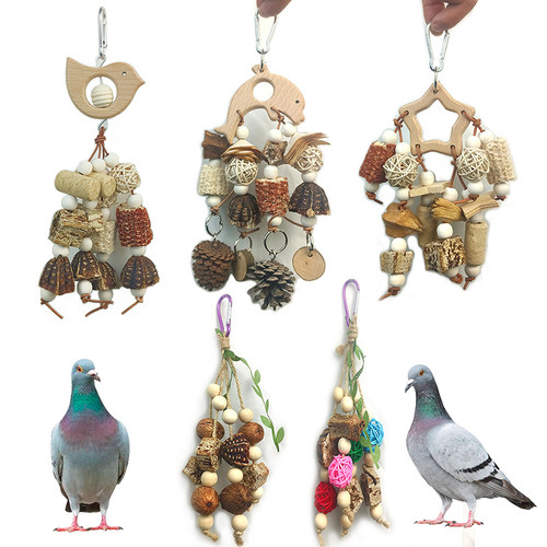 鸽子磨牙棒鸟笼装饰配件挂件摆件