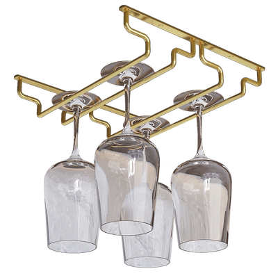 不锈钢红酒杯架子轻奢高档酒杯架倒挂悬挂家用酒柜摆件高脚杯架挂