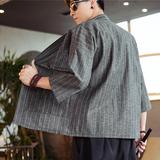 21春季新款风条纹七分袖男士开衫D554P60，男装夹克，星座312B-2