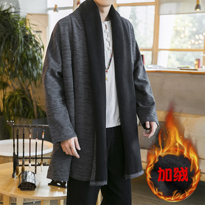 2023秋冬新款风汉服开衫加绒加厚披风外套D330P130图片