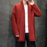 2025秋冬新款男装风含羊毛毛圈呢风衣外套中长款大衣D951P135，男装毛呢大衣，星座312B-2