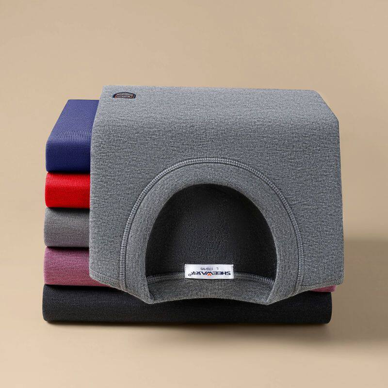 兄华 铂金加绒加厚保暖内衣套装秋冬季男女士圆领中高领秋衣秋裤