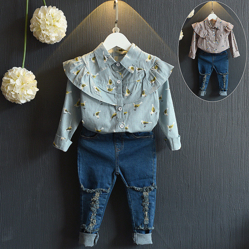 Chemise fille à manche longue - Ref 2085984 Image 1