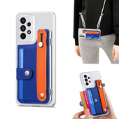 韩款 适用三星a53手机壳s24ultra保护套s23fe腕带s25 卡包a56可放卡a36卡套a55高级感a16支架note20透明壳男女