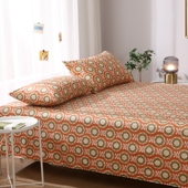 2025好寓意 团圆新款 纯棉床单单件单双人床1.21.51.82.0m100全棉