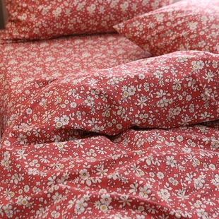 秋冬碎花被套单件纯棉厚斜纹全棉被罩宿舍1.5双人2.0x2.3 2.2x2.4