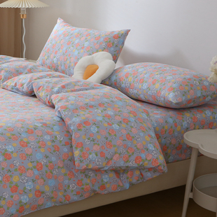 冰岛小玫瑰秋冬纯棉被套单件1.5x2.0x2.3全棉加密被罩2.2x2.4碎花