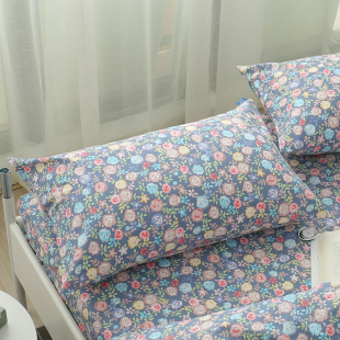 一对48 包邮 74单人枕头套一个全棉可配床单被套田园 纯棉 碎花枕套