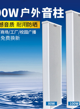 CABO/加宝 AA-100大功率公共广播小区园林80W100W户外防水音柱