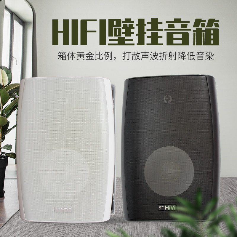 Hivi惠威壁挂音箱HIFI发烧级公共广播定阻定压款背景音乐系统