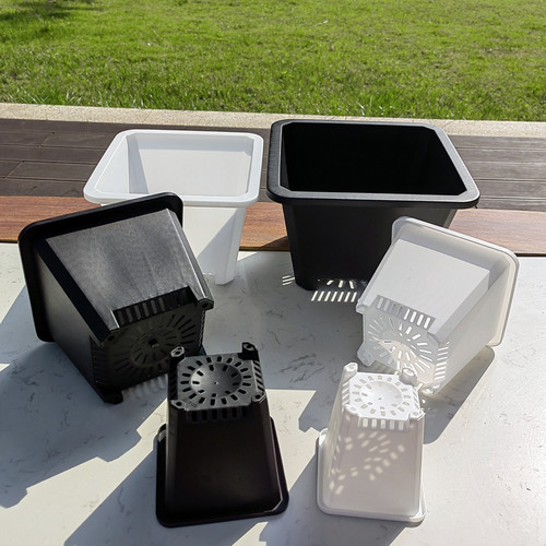 塑料加厚方形大号多肉花盆包邮