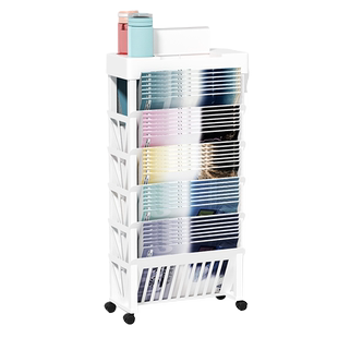 悟生课室头等舱课桌收纳神器书本收纳架学生桌边书架可移动教室书桌置物架书箱高中初中书袋挂袋书立架桌面