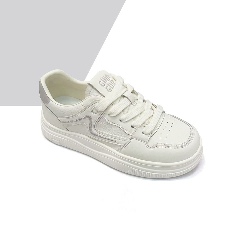 杰豪女鞋真皮休闲板鞋女2025秋季新款小白鞋舒适百搭韩版ins潮鞋,女鞋,休闲板鞋,淘宝优惠券,粉丝福利购,淘宝优惠卷