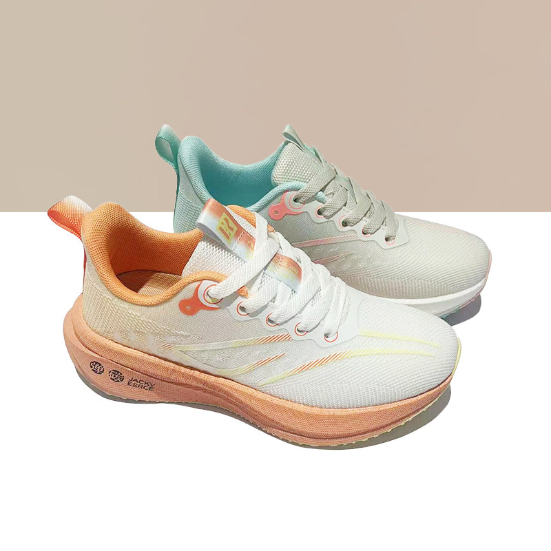 杰豪女鞋2024新款舒适轻便跑步鞋