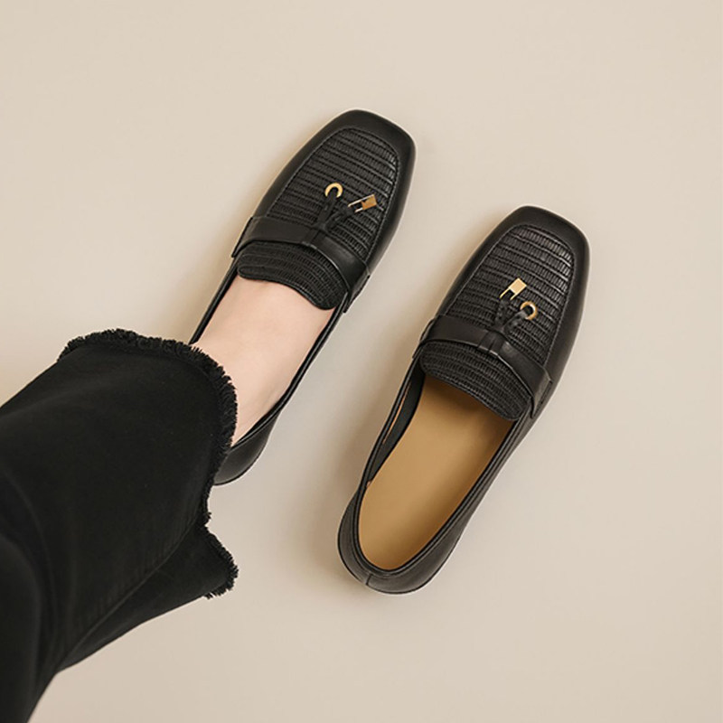 杰豪女鞋真皮休闲小皮鞋女2024新款软底软面中老年妈妈鞋单鞋正品,女鞋,乐福鞋（豆豆鞋）,淘宝优惠券,粉丝福利购,淘宝优惠卷