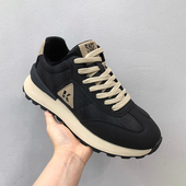 真皮休闲运动鞋 舒适保暖棉鞋 2024新款 杰豪男鞋 冬季 加绒阿甘鞋 正品