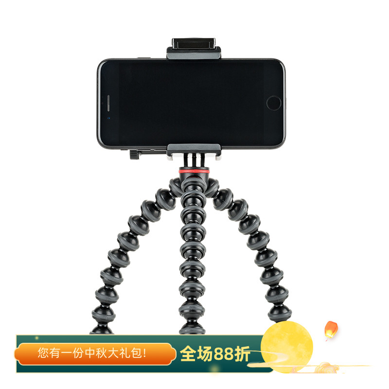 美国宙比JB01515多功能gopro手机夹蓝牙遥控运动相机三脚架套装