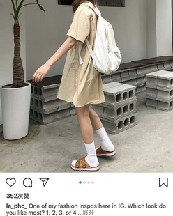 韩搭纯色帆布无印双肩包 ins超火包学生书包女包休闲旅行轻便背包