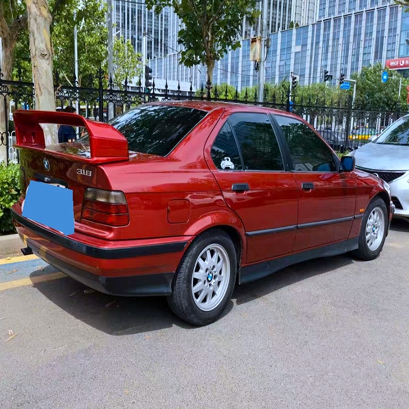 适用于宝马e36尾翼m3尾翼改装1990-2000款bmw02e36四段款式定风翼