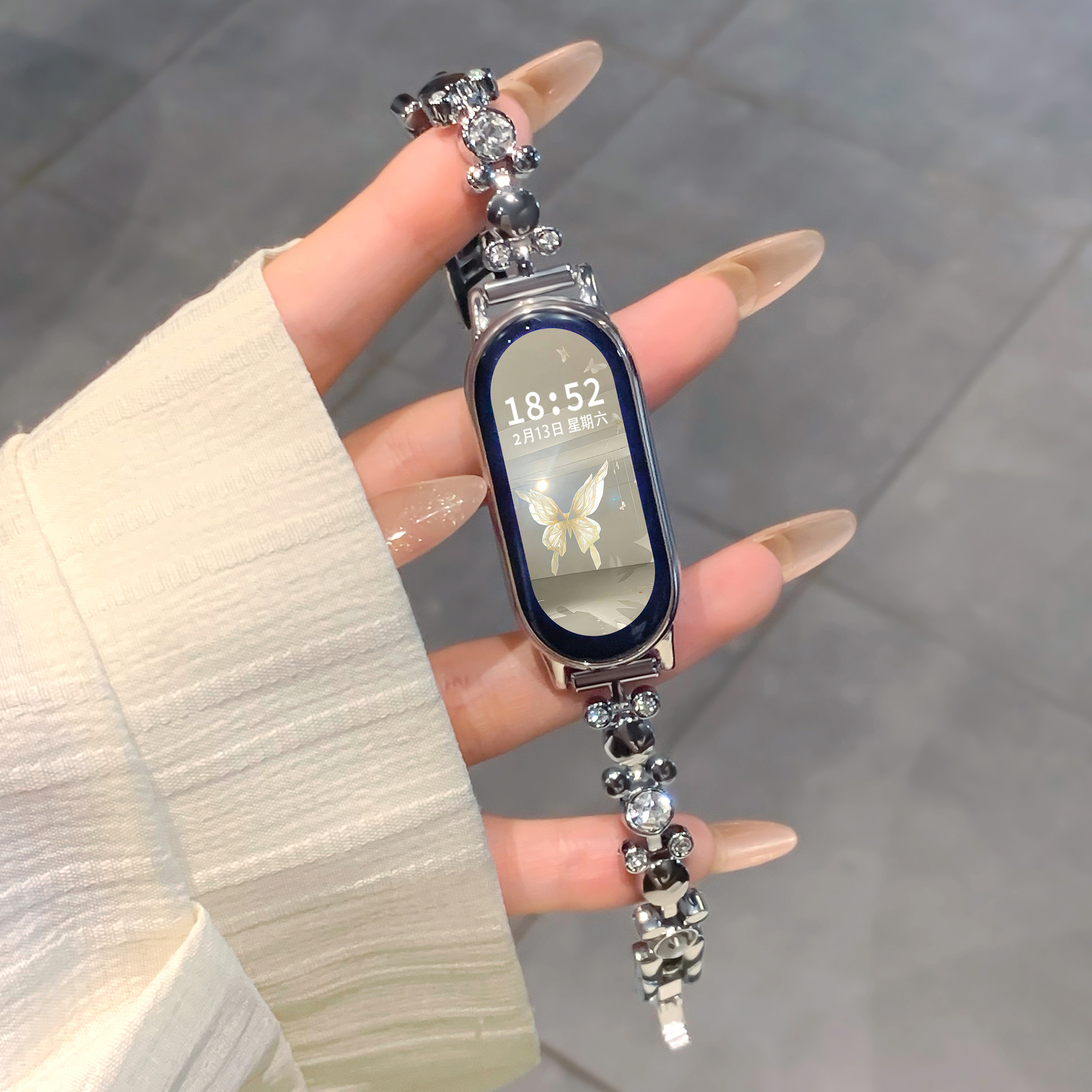 适用小米手环表链可爱鼠夏季女款