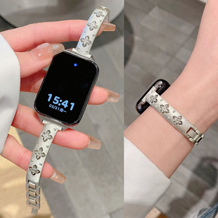 布契拉提手镯表带适用小米手环10pro表带女生款 表链小米9pro表带