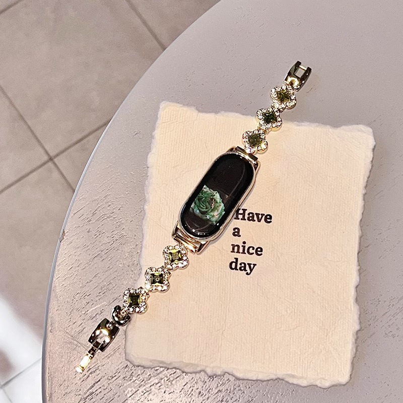 【幸运四叶草】ins女生金属表带