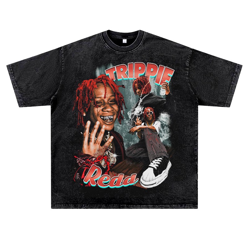 时尚潮流，舒适落肩T恤