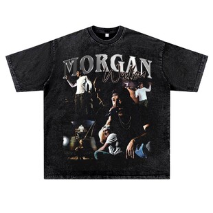 美式复古水洗做旧说唱嘻哈rapper厂牌Morgan Wallen摩根沃伦潮流