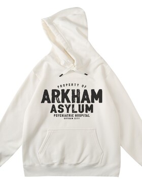 秋冬加绒连帽卫衣男女款套头帽衫joker小丑DC周边阿卡姆疯人院