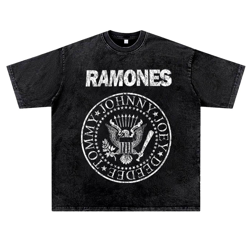 时尚潮流，舒适落肩T恤