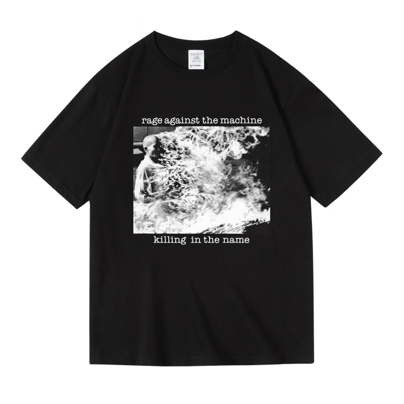 Rage Against The Machine暴力反抗机器摇滚乐队周边纯棉短袖T恤