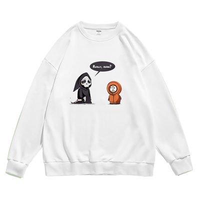 法彩鸟青春流行圆领卫衣