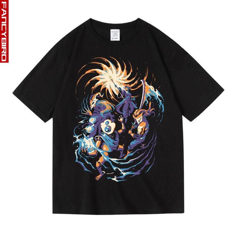 肉鸽游戏欧美杀戮尖塔周边图案印花纯棉短袖半袖T恤男女夏季bf