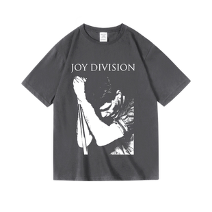 欧美快乐分裂小分队JoyDivision新裤子同款纯棉短半袖T恤男女夏