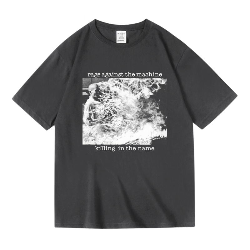 Rage Against The Machine暴力反抗机器摇滚乐队周边纯棉短袖T恤