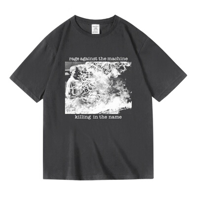 Rage Against The Machine暴力反抗机器摇滚乐队周边纯棉短袖T恤