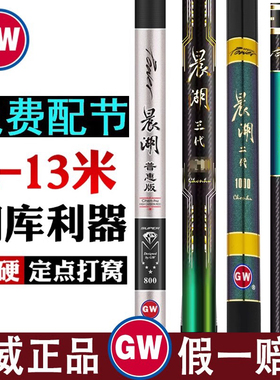 光威GW晨湖三代智影二代19调超轻超硬打窝炮竿草洞中长竿传统钓竿