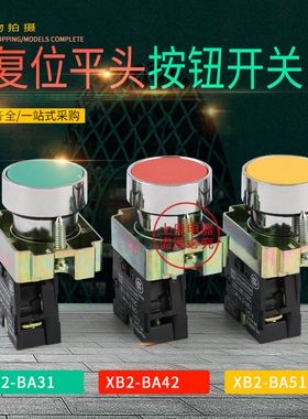 按钮开关XB2-BA31 XB2-BA42 XB2-BA51 XB2-BA61XB2-BA21平钮按钮