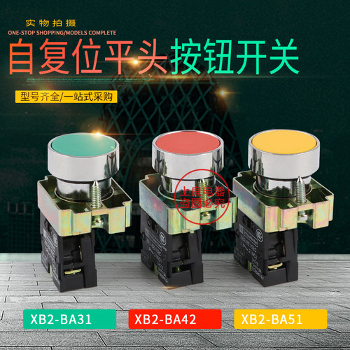 按钮开关XB2-BA31 XB2-BA42 XB2-BA51 XB2-BA61XB2-BA21平钮按钮 - 封面
