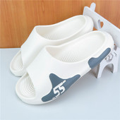 男女士厚底防滑耐磨轻便eva简约室内纯色夏季 55林润情侣款 凉拖鞋