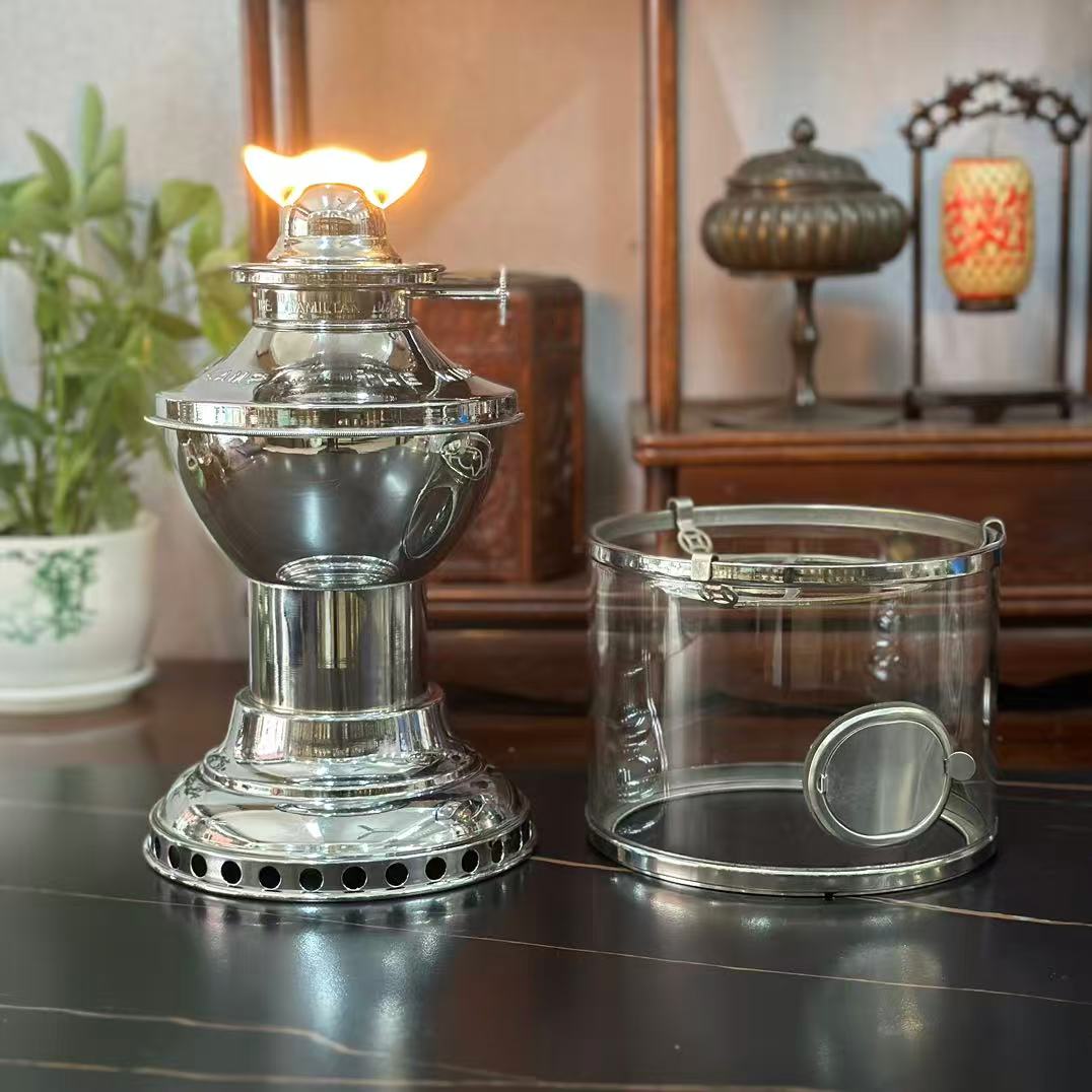 古焰精品上链灯鼓风煤油灯煮茶炉