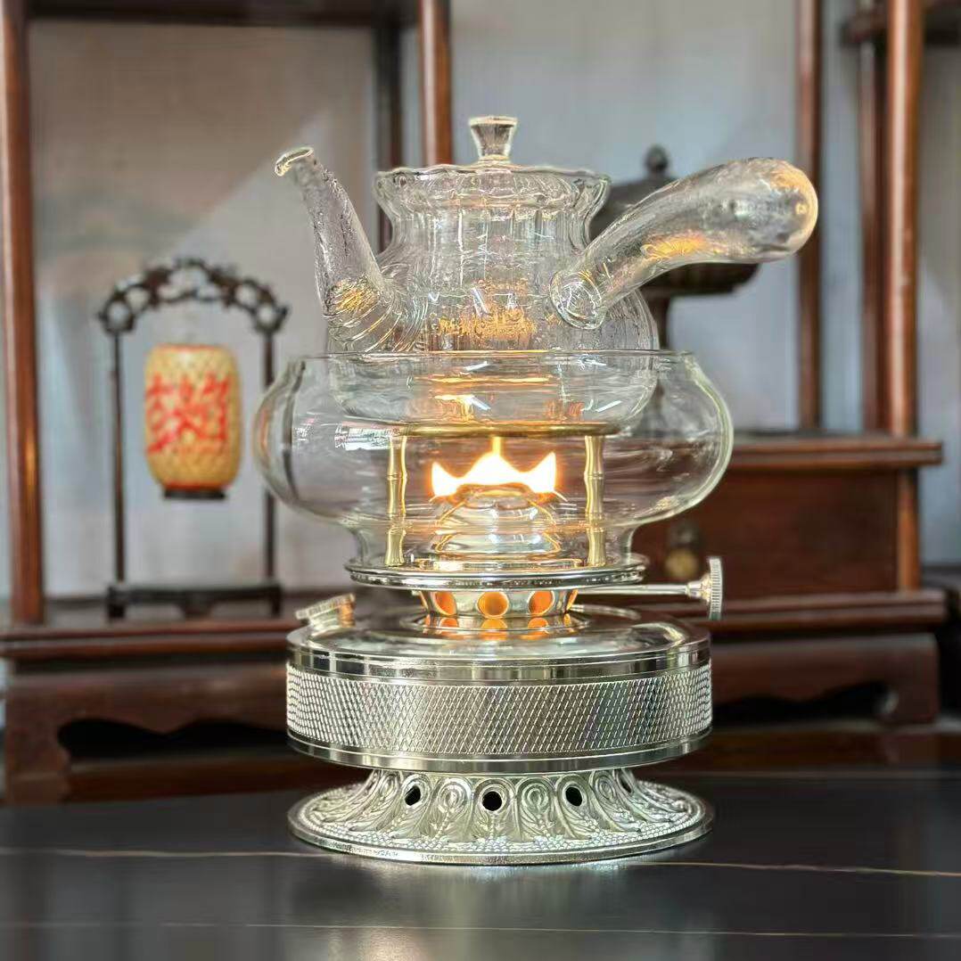 新款空气灯精品煮茶灯 中式明火煤油灯煮茶器 工夫茶煮水便携茶炉