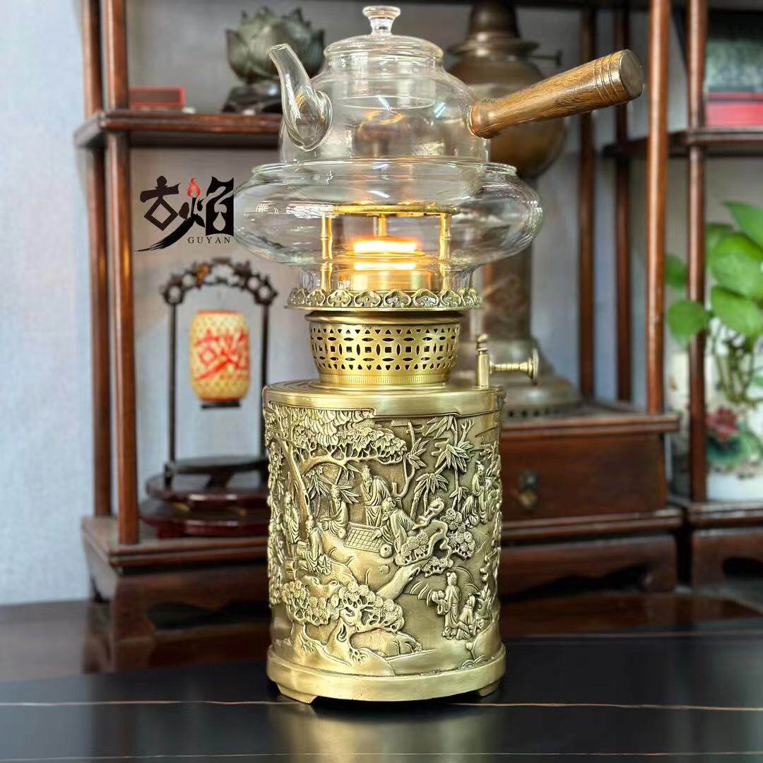 古焰·精品空气灯·中式煮茶炉